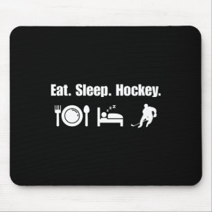 Essen Schlaf Hockey Mousepad