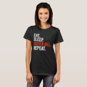 Essen Schlaf Hoover Ball T-Shirt (Vorne ganz)