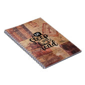 Essen Schlaf lesen Notizblock (Rechte Seite)