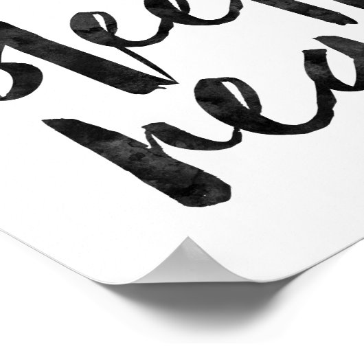 Essen Schlaf lesen Poster (Ecke)