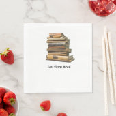 Essen Schlaf lesen Serviette (Beispiel)
