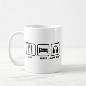 Essen Schlaf machen Beats Kaffee Tasse (Links)