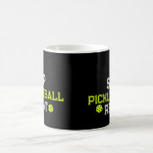 Essen Schlaf Pickleball Wiederholen Lustig  Kaffeetasse (Mittel)