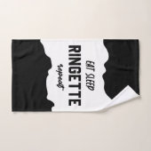 Essen Schlaf Ringette Wiederholung Ringette Player Handtuch (Handtuch)