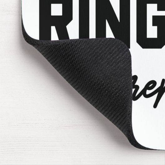 Essen Schlaf Ringette Wiederholung Ringette Player Mousepad (Ecke)