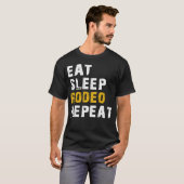 Essen Schlaf Rodeo T-Shirt (Vorne ganz)