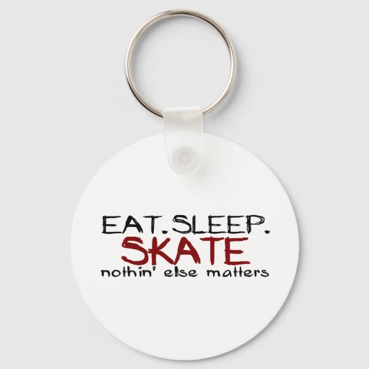 Essen Schlaf Skate Schlüsselanhänger (Vorderseite)
