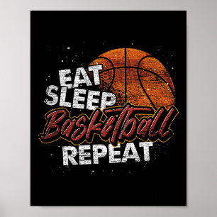 Essen Schlaf Sketll Wiederholen Sketll Spieler Ske Poster