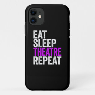 Essen Schlaf Theater Wiederholung Case-Mate iPhone Hülle