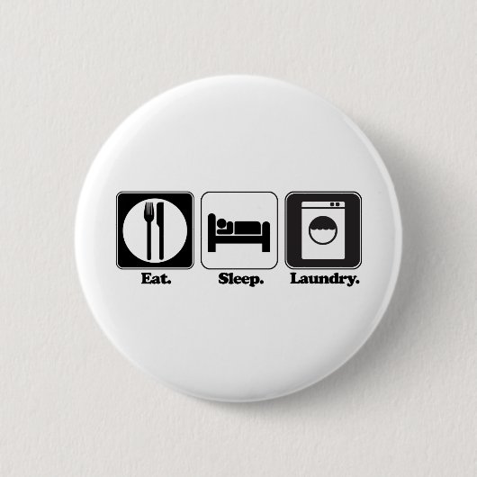 Essen Schlaf Wäsche Button (Vorderseite)