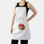 Essen, schlafen, backen Apfelkuchen, wiederholen Schürze (InSitu)