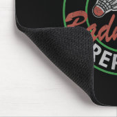 Essen Schlafen Badminton Wiederholen  Mousepad (Ecke)