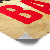 Essen Schlafen Baseball spielen Inspiration Poster (Ecke)