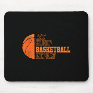 Essen. Schlafen. Basketball. Wieder von vorne. Bas Mousepad
