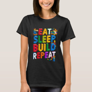 ESSEN Schlafen Bauen Wiederholen Master Builder Ge T-Shirt