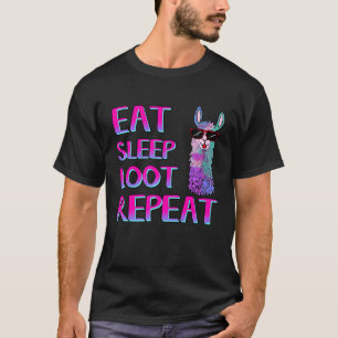 Essen Schlafen Beute Wiederholen Lama Videospiel P T-Shirt