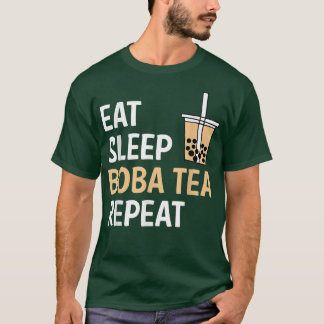 Essen Schlafen Boba Tea Wiederholen Blase Tee 877