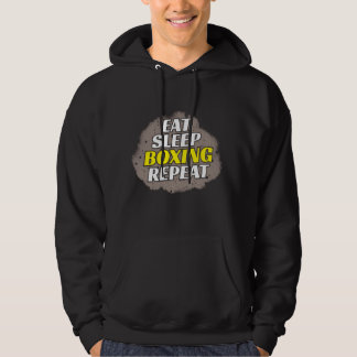 essen schlafen boxen wiederholen hoodie