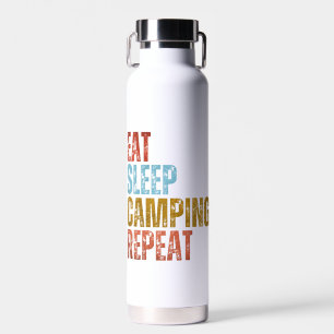 ESSEN SCHLAFEN CAMPEN WIEDERHOLEN  TRINKFLASCHE