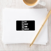 Essen Schlafen Code Wiederholen Programmieren Inge Adressaufkleber (Insitu)