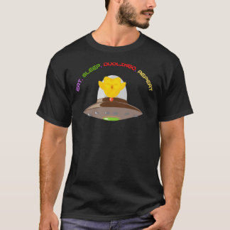 Essen, schlafen, duolingo, klassischen T - Shirt w