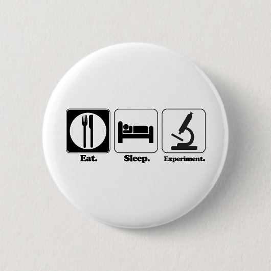 essen schlafen experimentieren button (Vorderseite)