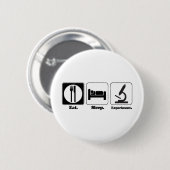 essen schlafen experimentieren button (Vorne & Hinten)