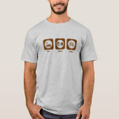 Essen. Schlafen. Fahrrad. T-Shirt (Vorderseite)