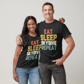 Essen Schlafen Fallschirmspringen Fallschirmspring T-Shirt (Unisex)