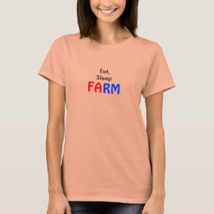 Essen, Schlafen, FARM T-Shirt