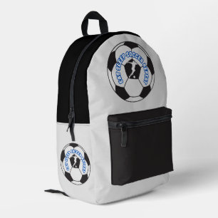 essen schlafen Fußball wiederholen Bedruckter Rucksack