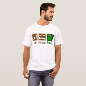 essen, schlafen, futbol T-Shirt (Vorne ganz)