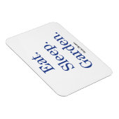 Essen. Schlafen. Garten. Magnet (Rechte Seite)