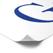 Essen. Schlafen. Garten. Poster (Ecke)