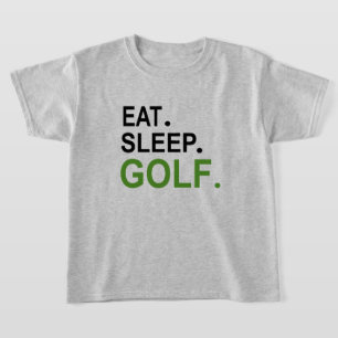 Essen. Schlafen. Golf. Kinder T-Shirt