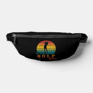 Essen Schlafen Golf Wiederholen Bauchtasche