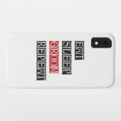 Essen schlafen Groom Wiederholung Case-Mate iPhone Hülle (Rückseite (Horizontal))