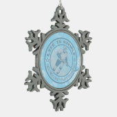 Essen, schlafen, Hockey Tree Snowflake Ornament sp (Links)