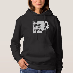 Essen Schlafen Klettern Wiederholen Hoodie