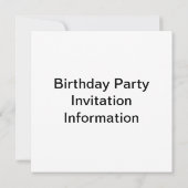 Essen. Schlafen. Lehre! Einladung (Rückseite)