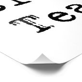 Essen. Schlafen. Lehre! Fotodruck (Ecke)