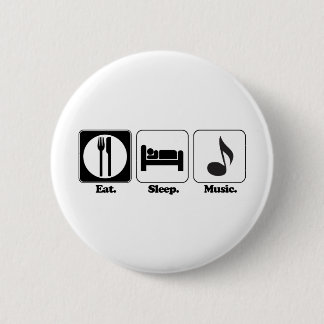 essen schlafen musik button
