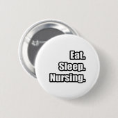 Essen. Schlafen. Pflege. Button (Vorne & Hinten)