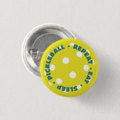 ESSEN, SCHLAFEN, PICKLEBALL, WIEDERHOLEN BUTTON (Vorne & Hinten)