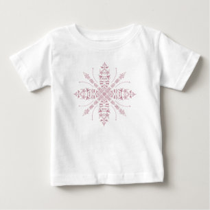 Essen, schlafen, plié, verborgene Wörter und Bilde Baby T-shirt