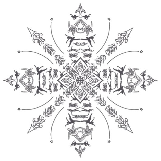 Essen, schlafen, plié, verborgene Wörter und Bilde Hoodie