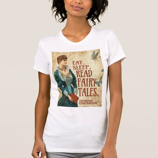 ESSEN. SCHLAFEN. READ FAIRE TALES T - Shirt (Vorderseite)