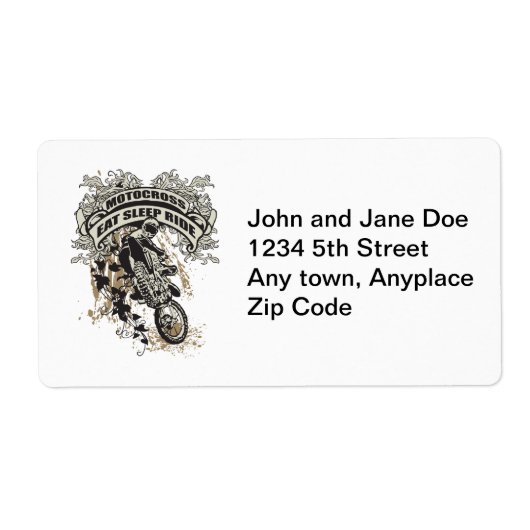 Essen, schlafen, Reiten Motocross (Vorne)