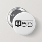 essen schlafen retten button (Vorne & Hinten)