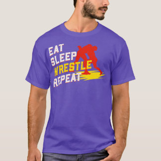 Essen Schlafen Ringen Wiederholen T-Shirt